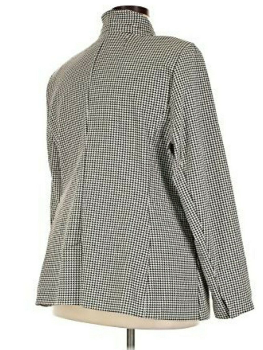 Lane Bryant , Sexy Stretch, Houndstooth Black White Blazer, Size 20 - Picture 6 of 13